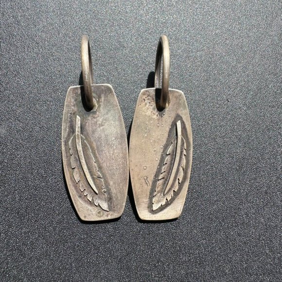 Lepidolite & Sterling Silver Ear Weights - Picture 3 of 4